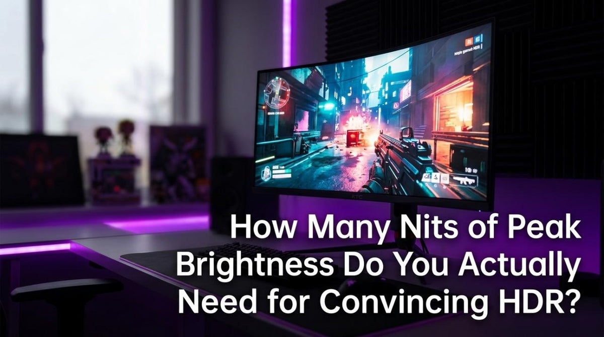 How Many Nits for HDR? A Monitor Brightness Guide
