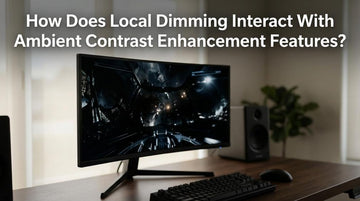 How Does Local Dimming Interact With Ambient Contrast Enhancement Features?