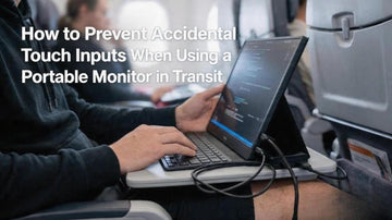 How to Prevent Accidental Touch Inputs When Using a Portable Monitor in Transit