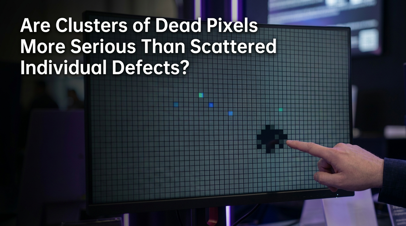Are Clusters of Dead Pixels More Serious Than Scattered Individual Defects?