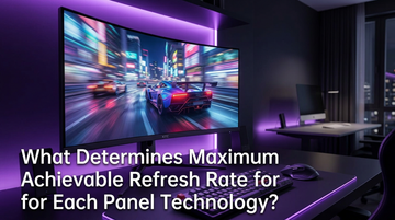 What Determines Maximum Achievable Refresh Rate for Each Panel Technology?