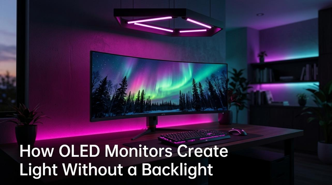 How OLED Monitors Create Light Without a Backlight