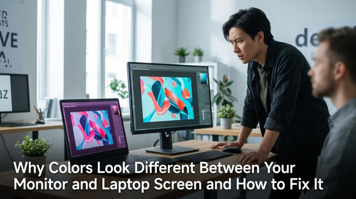 Why Monitor & Laptop Colors Look Different & How to Fix
