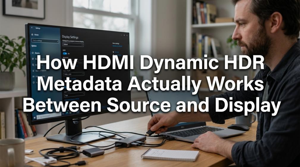 How HDMI Dynamic HDR Metadata Actually Works Between Source and Display