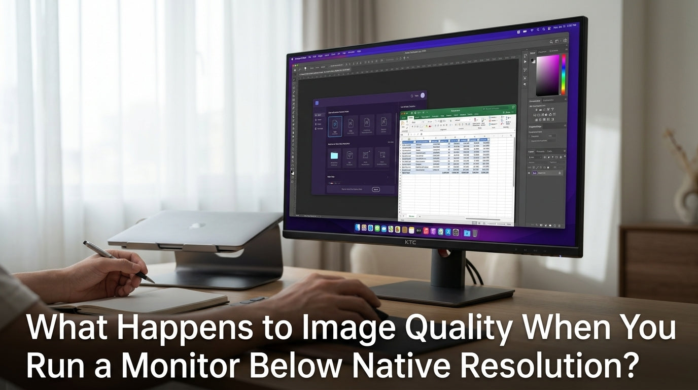 What Happens to Image Quality When You Run a Monitor Below Native Resolution?