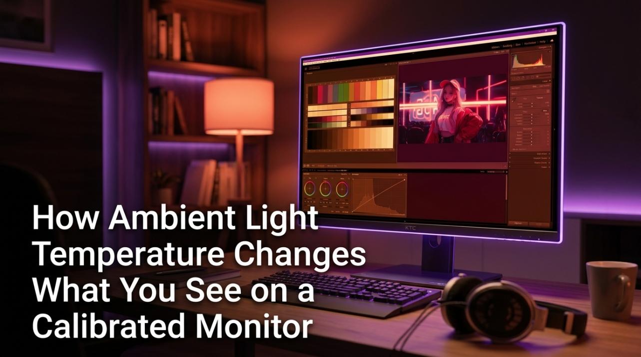 How Ambient Light Temperature Changes What You See on a Calibrated Monitor