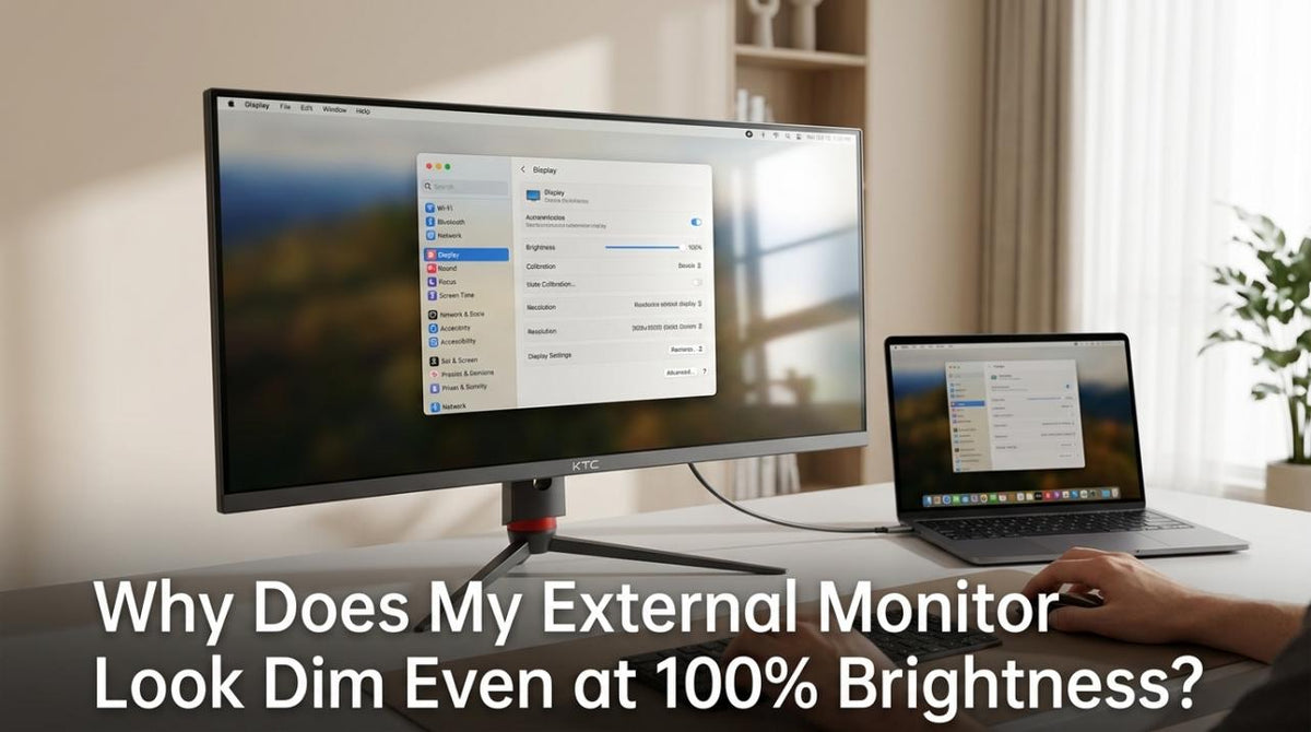 Fixed External Screen External Monitor Dim? How to Fix Brightness Issues