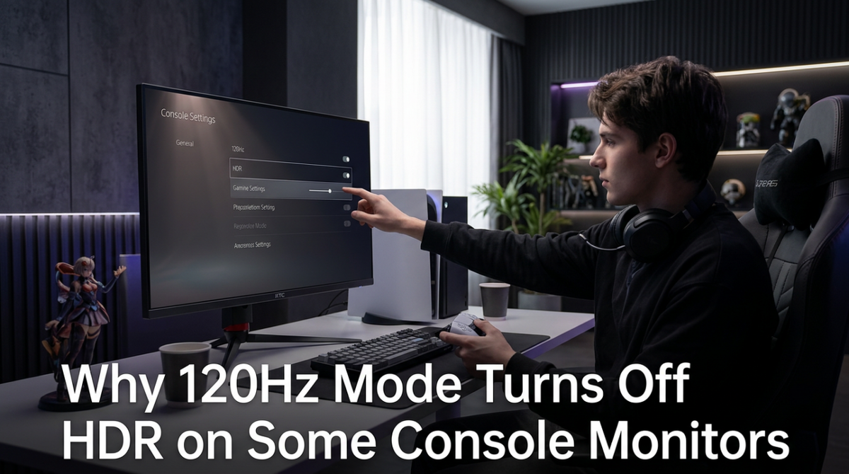 Why 120Hz Mode Turns Off HDR on Some Console Monitors