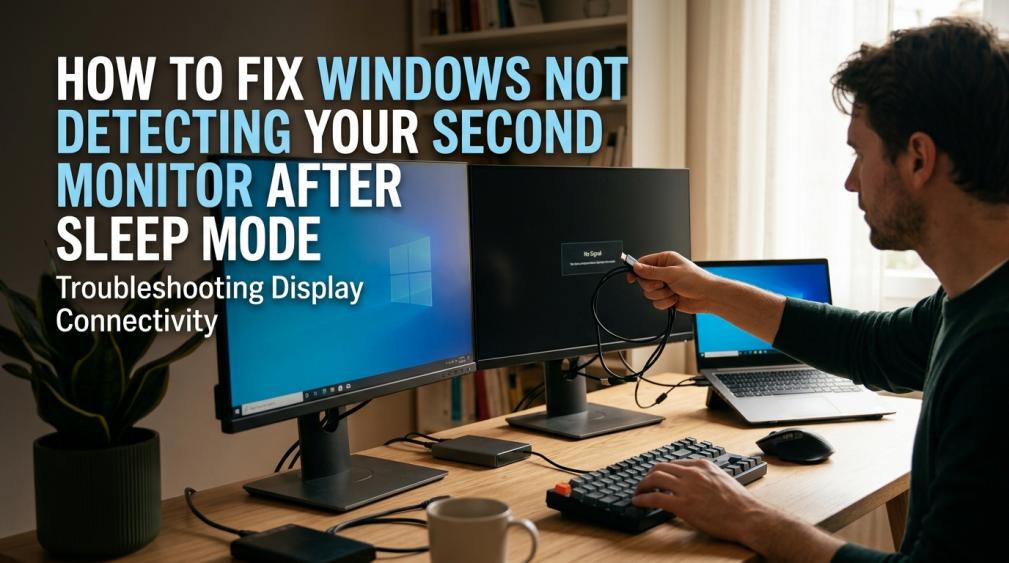 How to Fix Windows Not Detecting Your Second Monitor After Sleep Mode