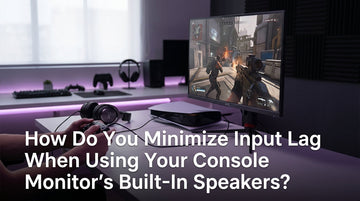 How Do You Minimize Input Lag When Using Your Console Monitor’s Built-In Speakers?