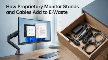 How Proprietary Monitor Stands and Cables Add to E-Waste