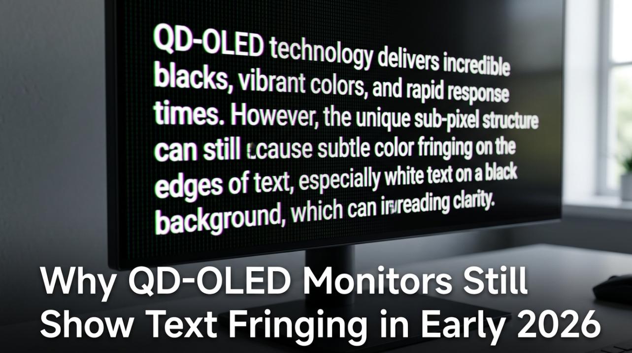 Why QD-OLED Monitors Still Show Text Fringing in Early 2026
