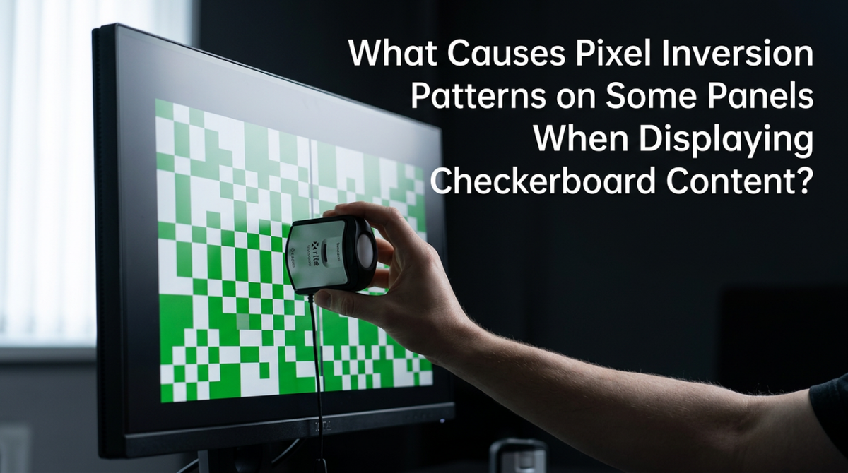 Pixel Inversion: Why Monitors Show Checkerboard Patterns