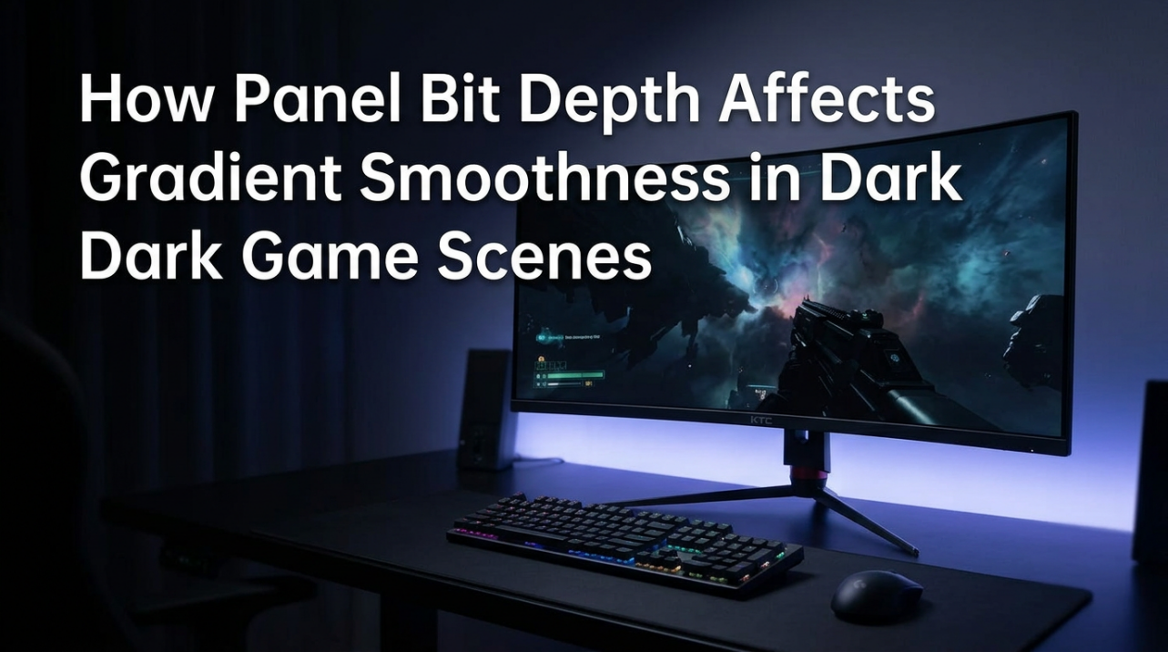How Panel Bit Depth Affects Gradient Smoothness in Dark Game Scenes
