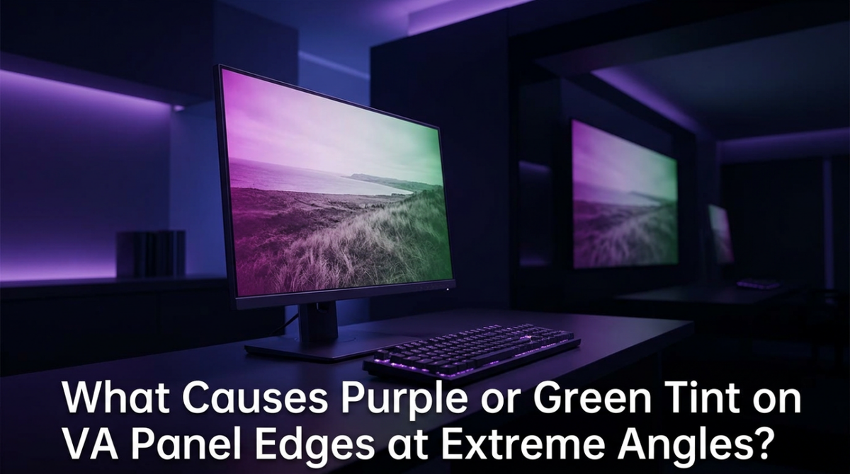 VA Panel Edge Tint: Why It's Purple or Green