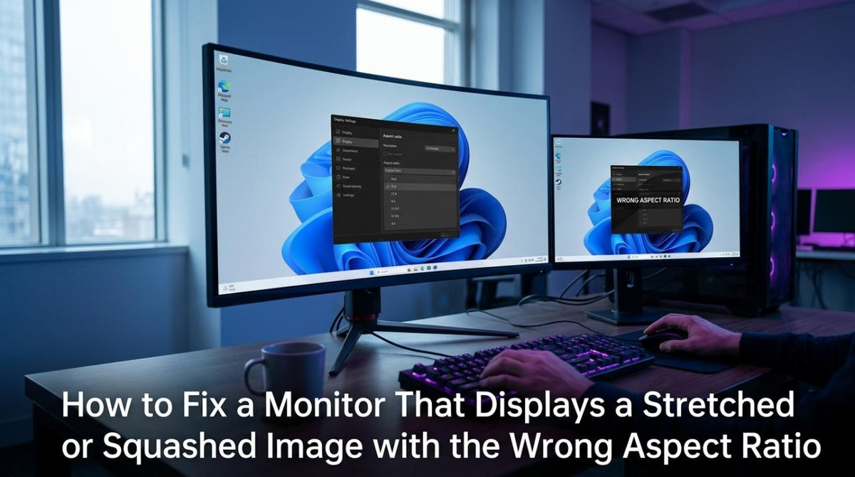 Fix a Stretched Monitor Image & Incorrect Aspect Ratio