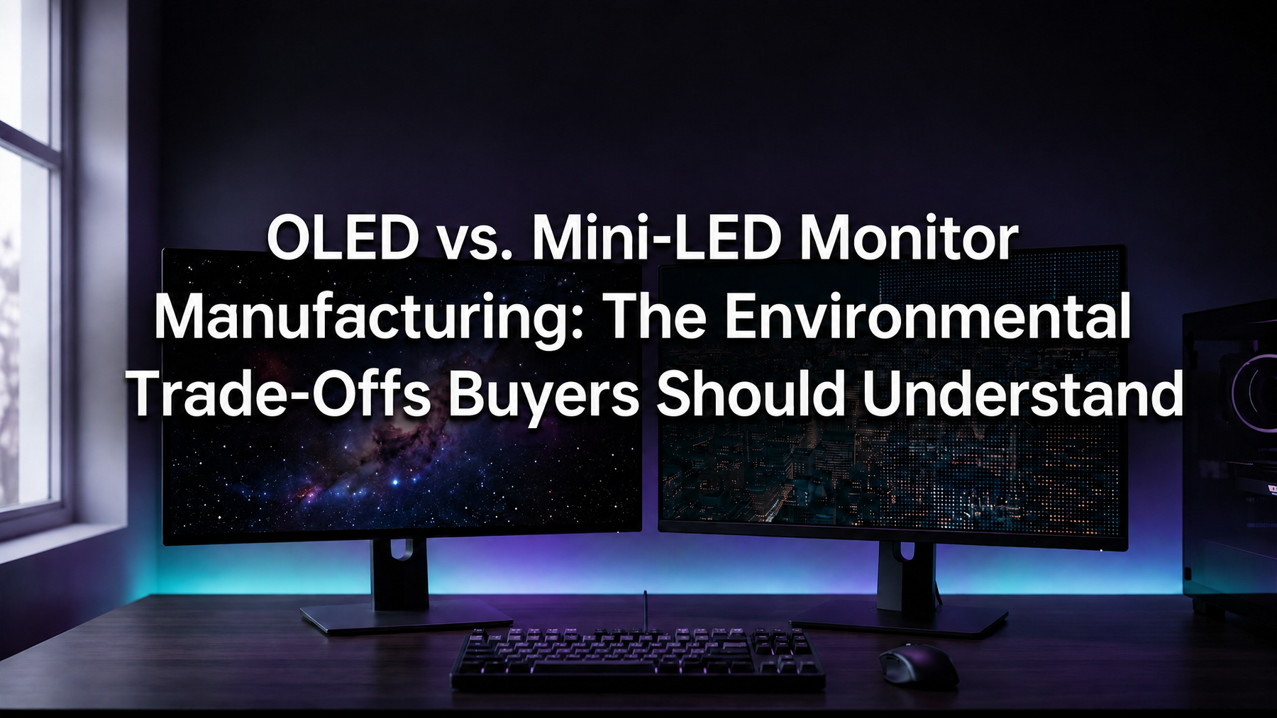 OLED vs. Mini-LED Monitor Manufacturing: The Environmental Trade-Offs Buyers Should Understand