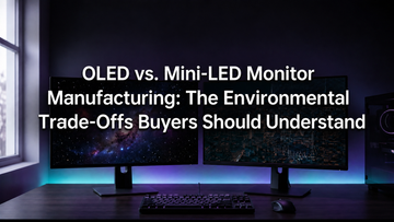 OLED vs. Mini-LED Monitor Manufacturing: The Environmental Trade-Offs Buyers Should Understand