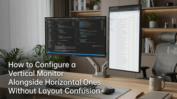How to Configure a Vertical Monitor Alongside Horizontal Ones Without Layout Confusion