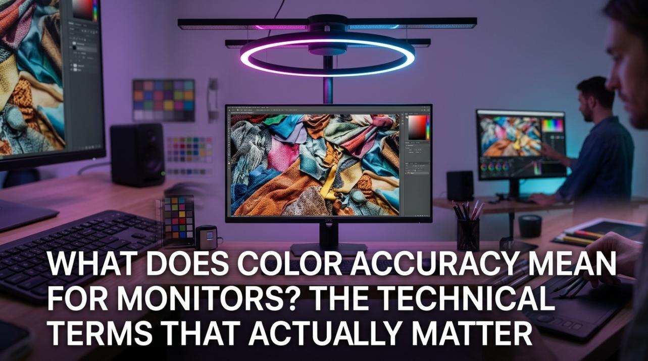 What Does Color Accuracy Mean for Monitors? The Technical Terms That Actually Matter