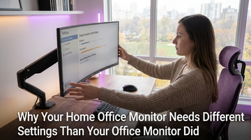 Why Your Home Office Monitor Needs Different Settings Than Your Office Monitor Did