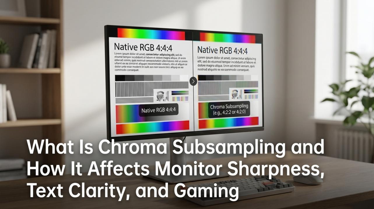 What Is Chroma Subsampling and How It Affects Monitor Sharpness, Text Clarity, and Gaming
