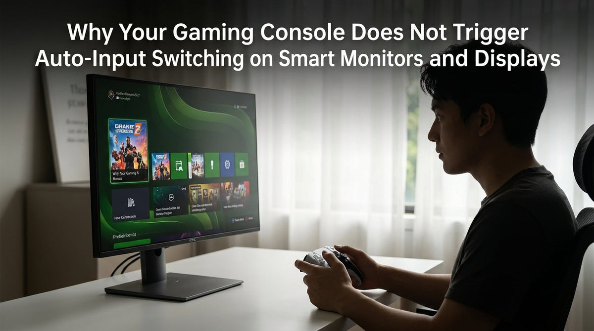 Why Your Gaming Console Does Not Trigger Auto-Input Switching on Smart Monitors and Displays