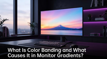 What Is Color Banding and What Causes It in Monitor Gradients?