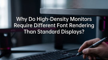 Why Do High-Density Monitors Require Different Font Rendering Than Standard Displays?