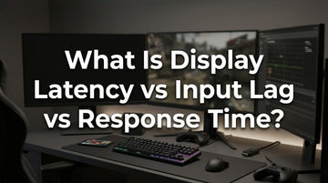 What Is Display Latency vs Input Lag vs Response Time?