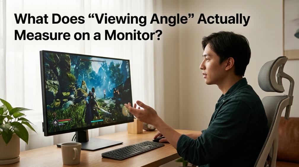 Angled Monitor Screen Monitor Viewing Angle Explained: What 178° Really Means
