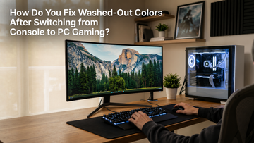 How Do You Fix Washed-Out Colors After Switching from Console to PC Gaming?