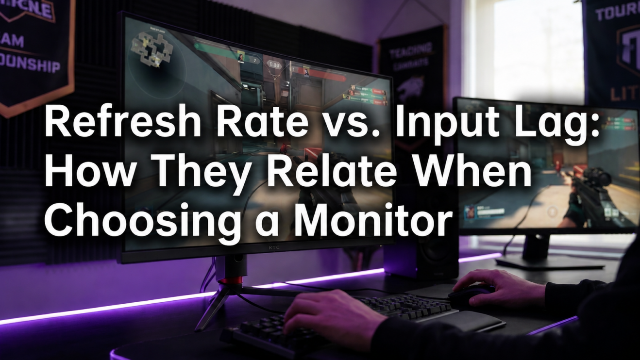 Refresh Rate vs. Input Lag: How They Relate When Choosing a Monitor