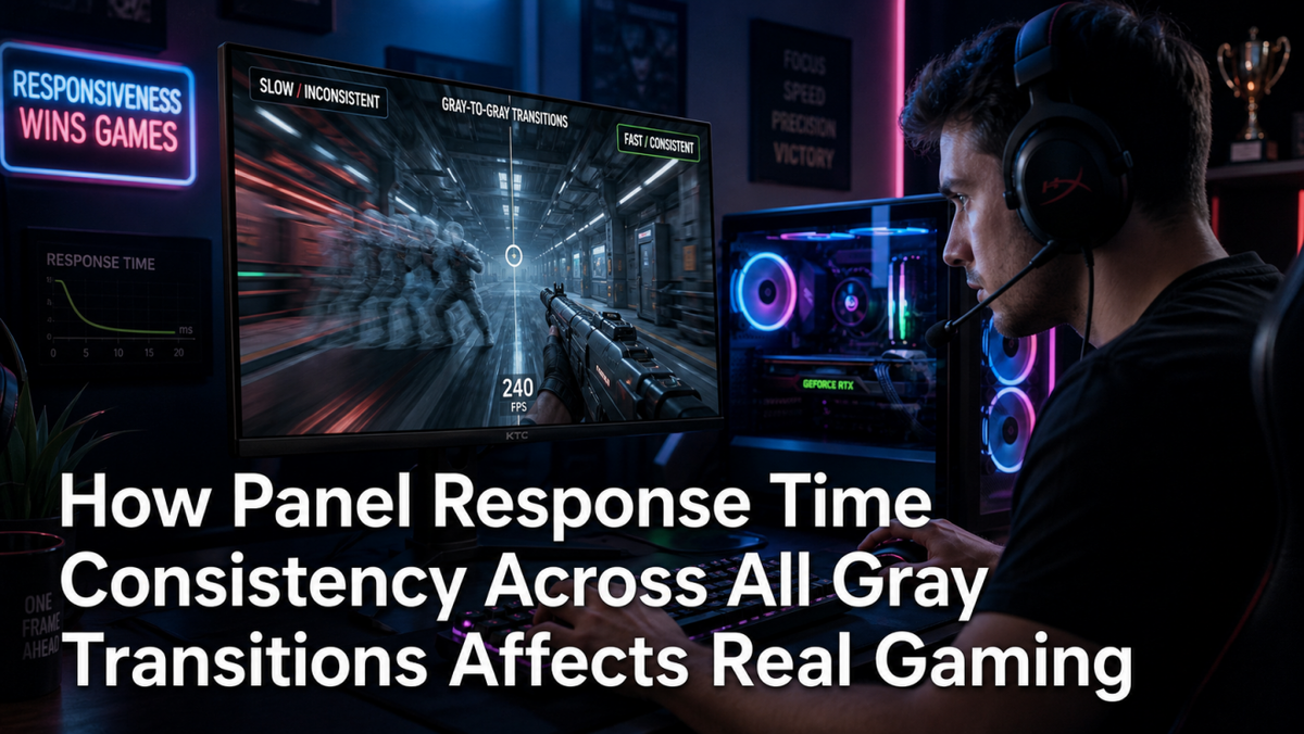 How Panel Response Time Consistency Across All Gray Transitions Affects Real Gaming