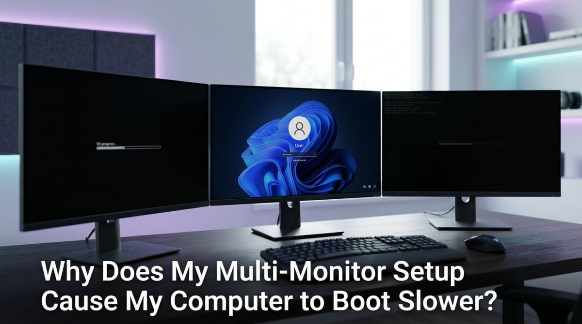 Why Does My Multi-Monitor Setup Cause My Computer to Boot Slower?