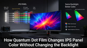 How Quantum Dot Film Changes IPS Panel Color Without Changing the Backlight