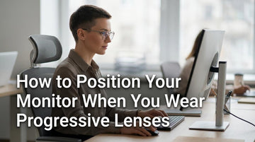 How to Position Your Monitor When You Wear Progressive Lenses