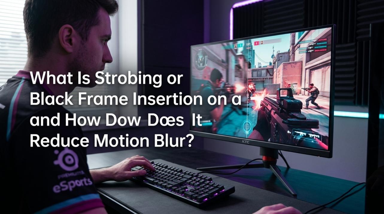 What Is Strobing or Black Frame Insertion on a Monitor and How Does It Reduce Motion Blur?