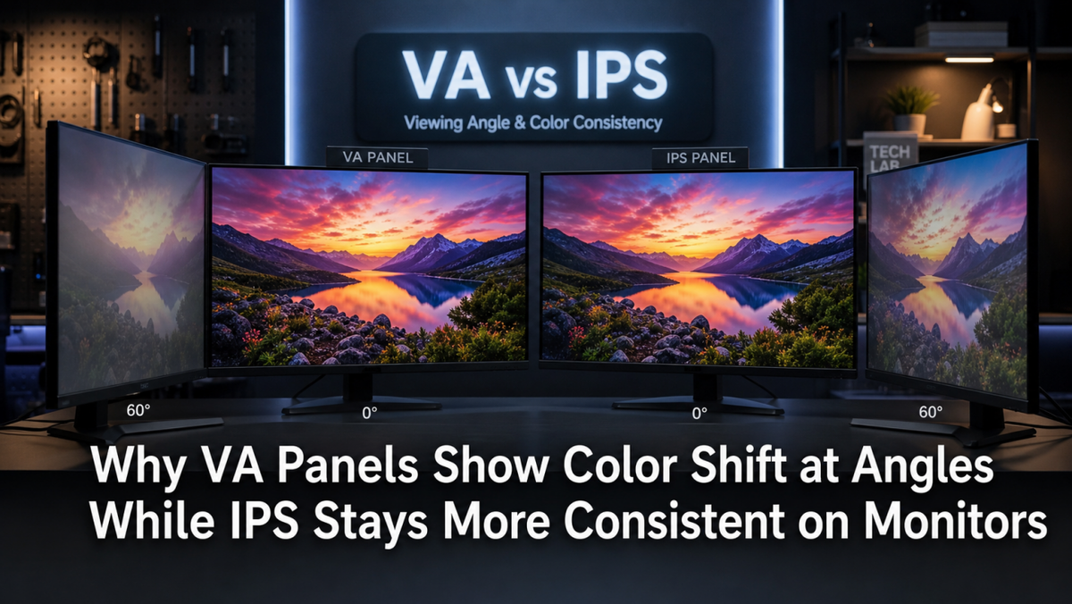 Why VA Panels Show Color Shift at Angles While IPS Stays More Consistent on Monitors