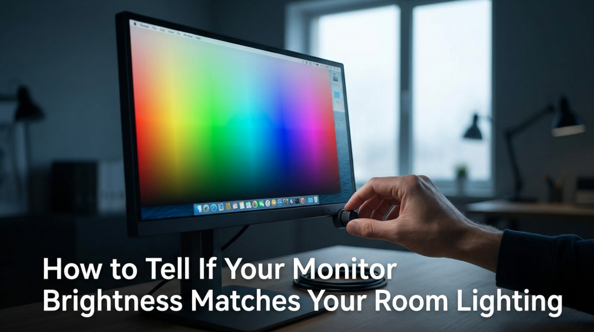 How to Tell If Your Monitor Brightness Matches Your Room Lighting