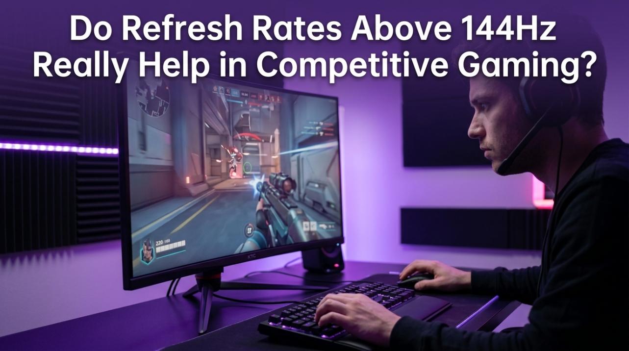 Do Refresh Rates Above 144Hz Really Help in Competitive Gaming?
