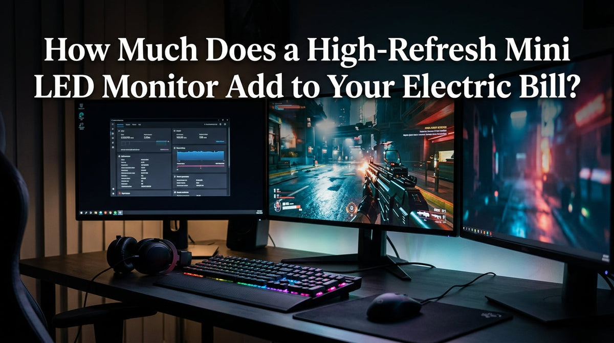 How Much Does a High-Refresh Mini LED Monitor Add to Your Electric Bill?