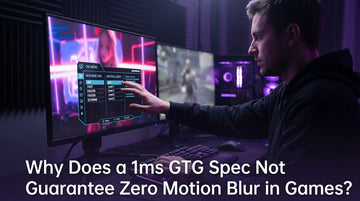 Why Does a 1ms GTG Spec Not Guarantee Zero Motion Blur in Games?