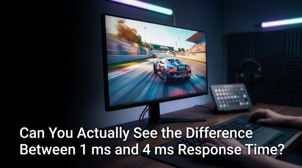 1 ms vs 4 ms Response Time: Is the Difference Noticeable?