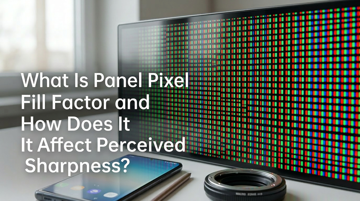 What Is Panel Pixel Fill Factor & Perceived Sharpness?