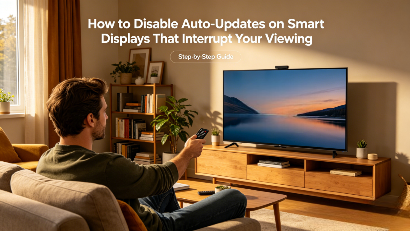 How to Disable Auto-Updates on Smart Displays That Interrupt Your Viewing