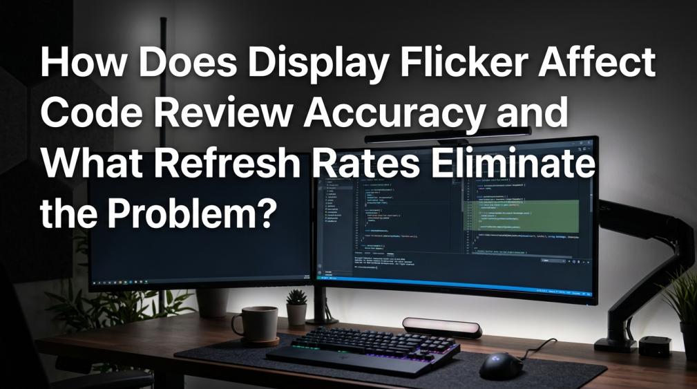 Display Flicker & Refresh Rates for Code Review Accuracy