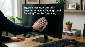How to Clean HDR Mini LED Displays Without Affecting Local Dimming Zone Performa