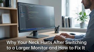 Why Your Neck Hurts After Switching to a Larger Monitor and How to Fix It