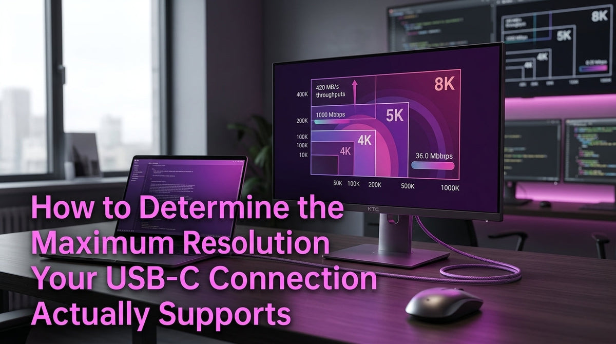 How to Determine the Maximum Resolution Your USB-C Connection Actually Supports